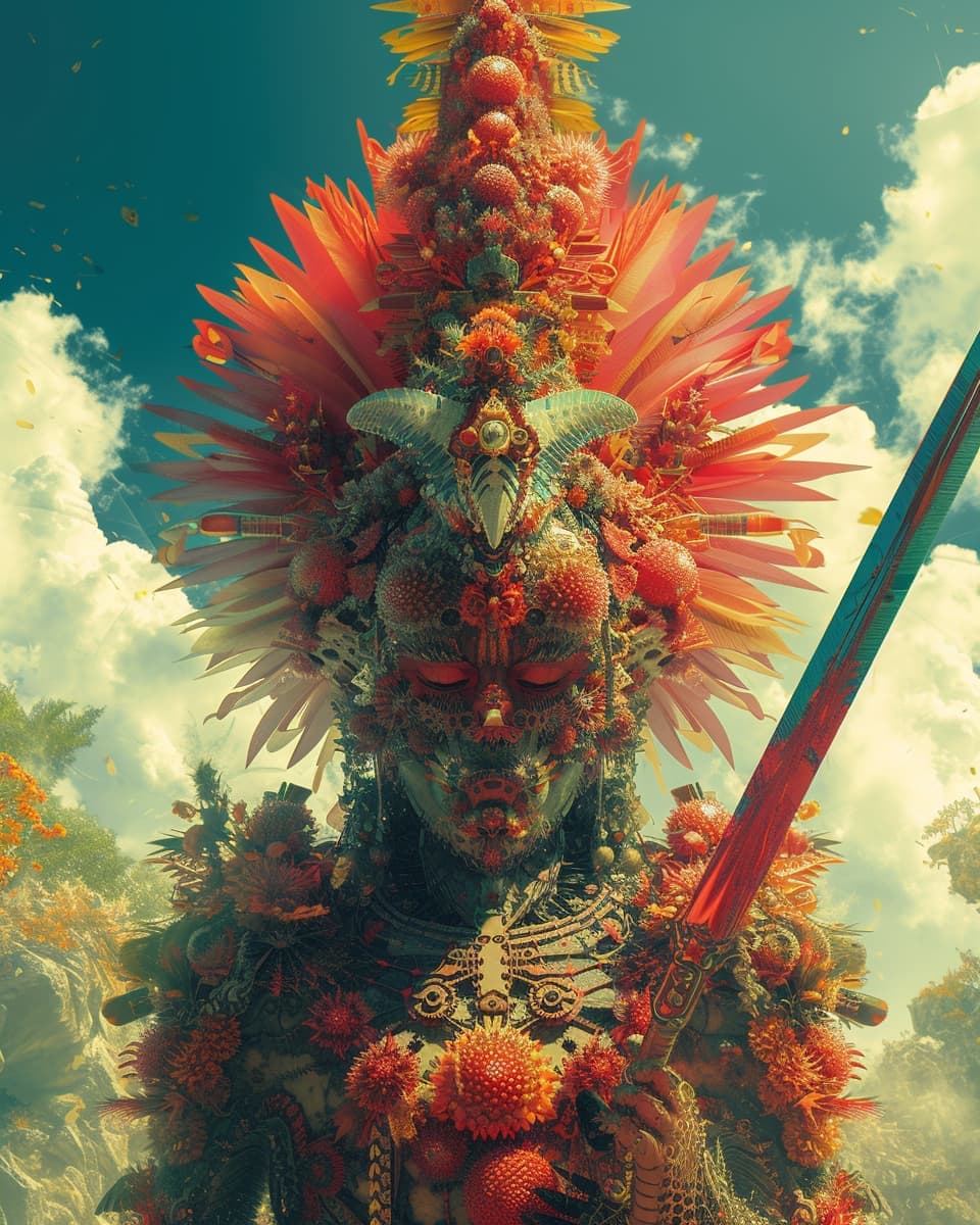 Fractal Warrior Rokkoko Style